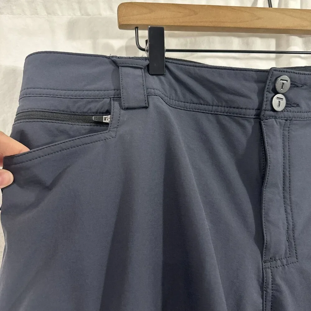 Truewerk T1 Werkshort Blue Shorts Mens Sz 42 Long Outdoor Utility Cargo Stretch
